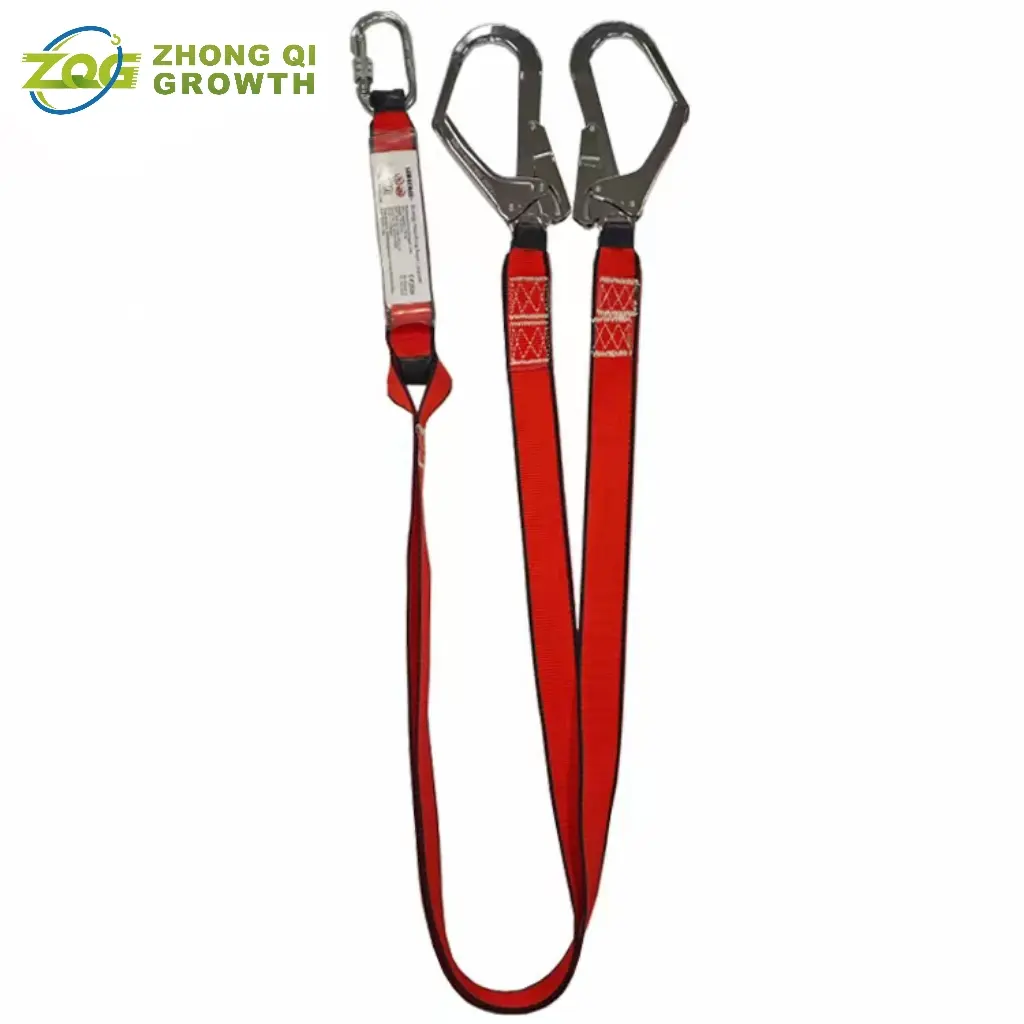 Cheap CE EN361 5-Point Full Body Safety Harness, Polyester Fall Arrest Harness with Waist Manufacturers, Factory