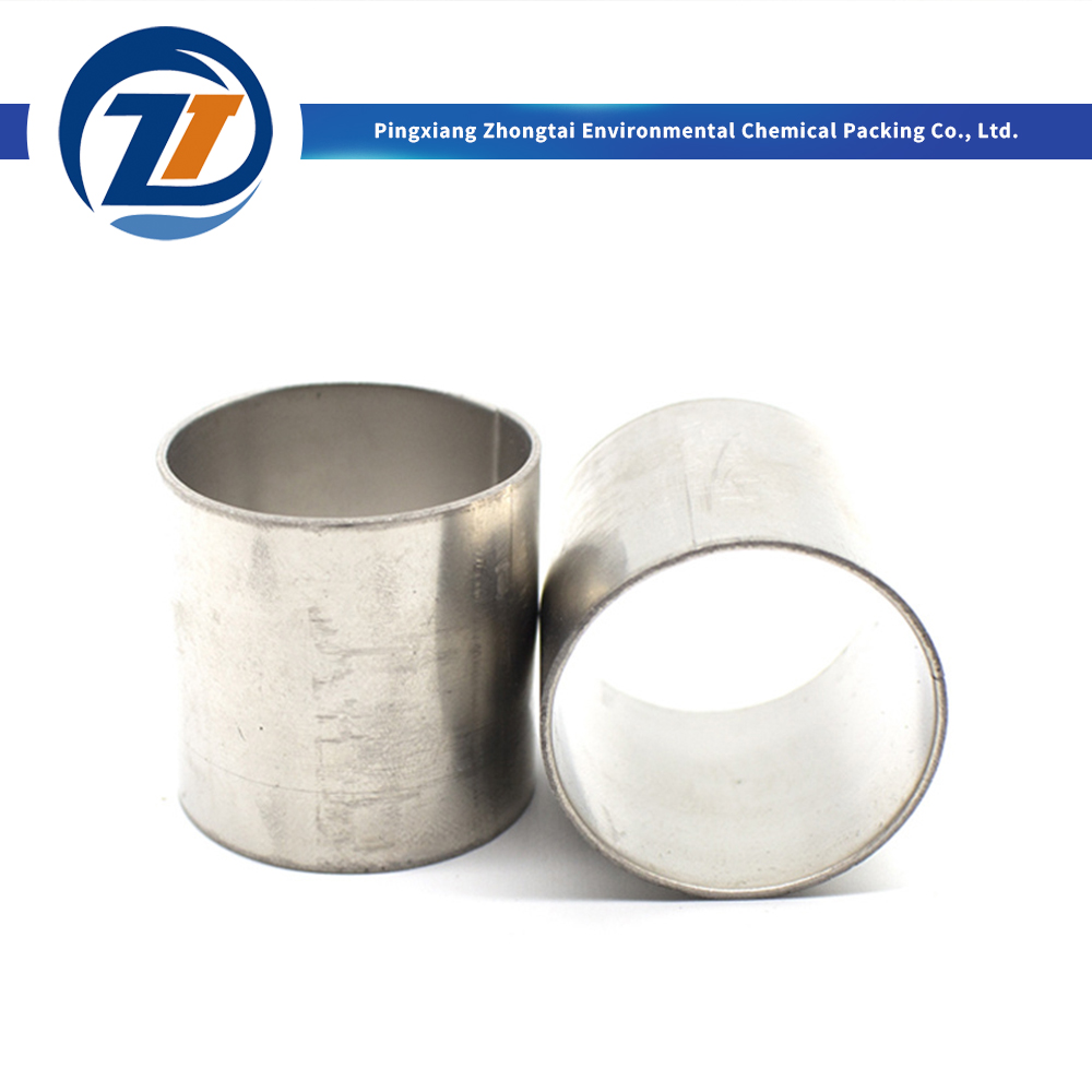 China High Strength 304 316L Stainless Steel Metal Raschig Ring Random Tower Packing 16mm 25mm 38mm 50mm 76mm for High Temperature & High Pressure Columns Manufacturers, Factories