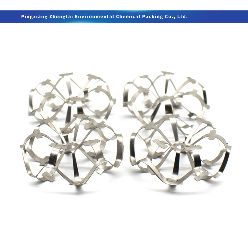 Wholesale High Wear Resistance 304 & 316 Stainless Steel Metal Teller Rosette Ring Flower Shape Tower Packing 25mm 38mm 50mm Supplier, Pricelist