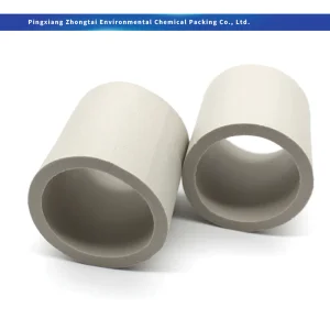 China Acid & Heat Resistant Ceramic Raschig Ring Random Tower Packing 16mm 25mm 38mm 50mm 76mm for Chemical Absorption & Scrubbing Supplier, Quotes