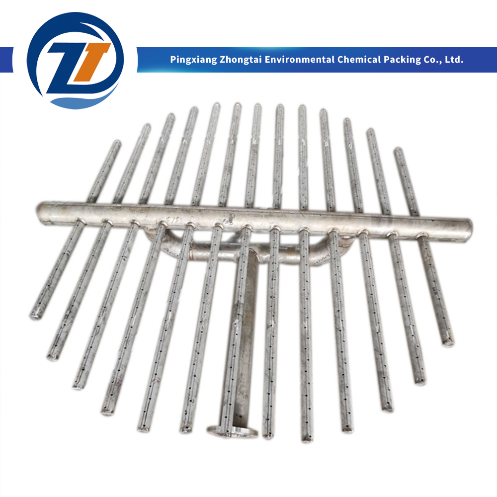 China 304 316L Stainless Steel Metal Pipe Liquid Distributor / Perforated Spray Pipe Distributor for Uniform Liquid Distribution in Packed Columns Suppliers, Pricelist