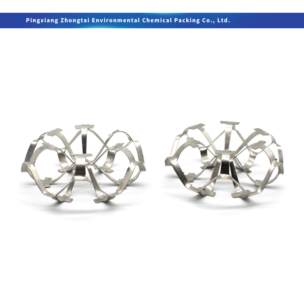 Wholesale High Wear Resistance 304 & 316 Stainless Steel Metal Teller Rosette Ring Flower Shape Tower Packing 25mm 38mm 50mm Supplier, Pricelist