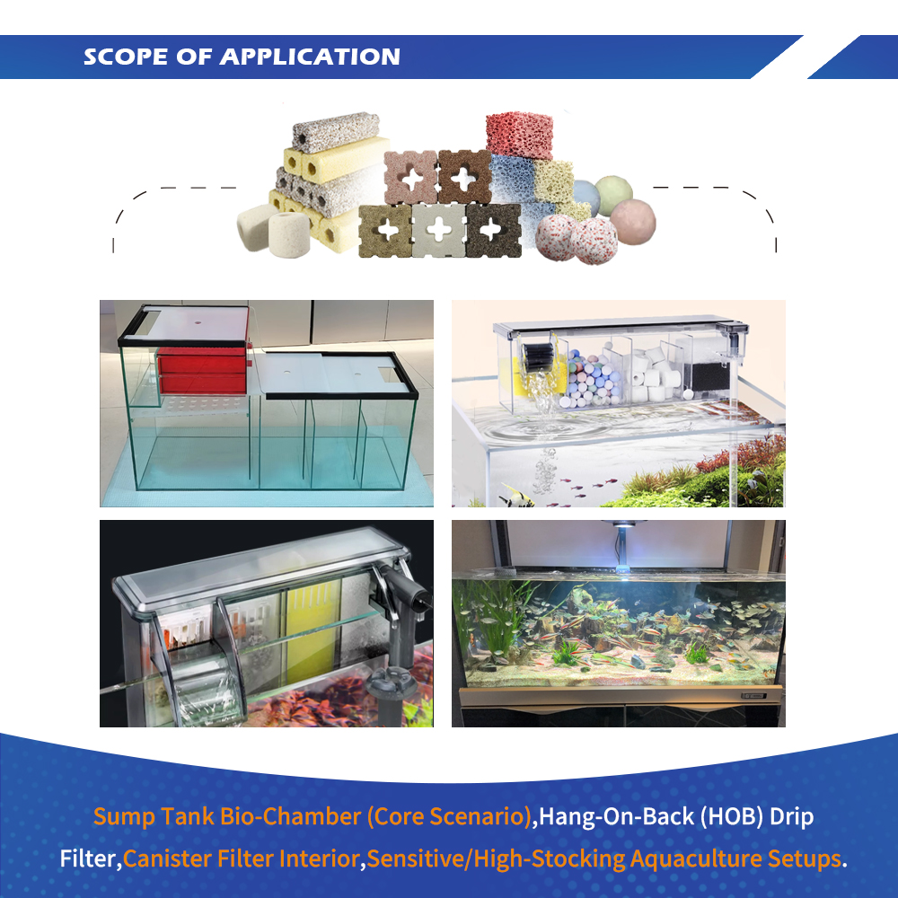 Wholesale Far-infrared Nitrifying Bacteria House - Aquarium Bio Filter Media for Bakki Shower Supplier, Factory