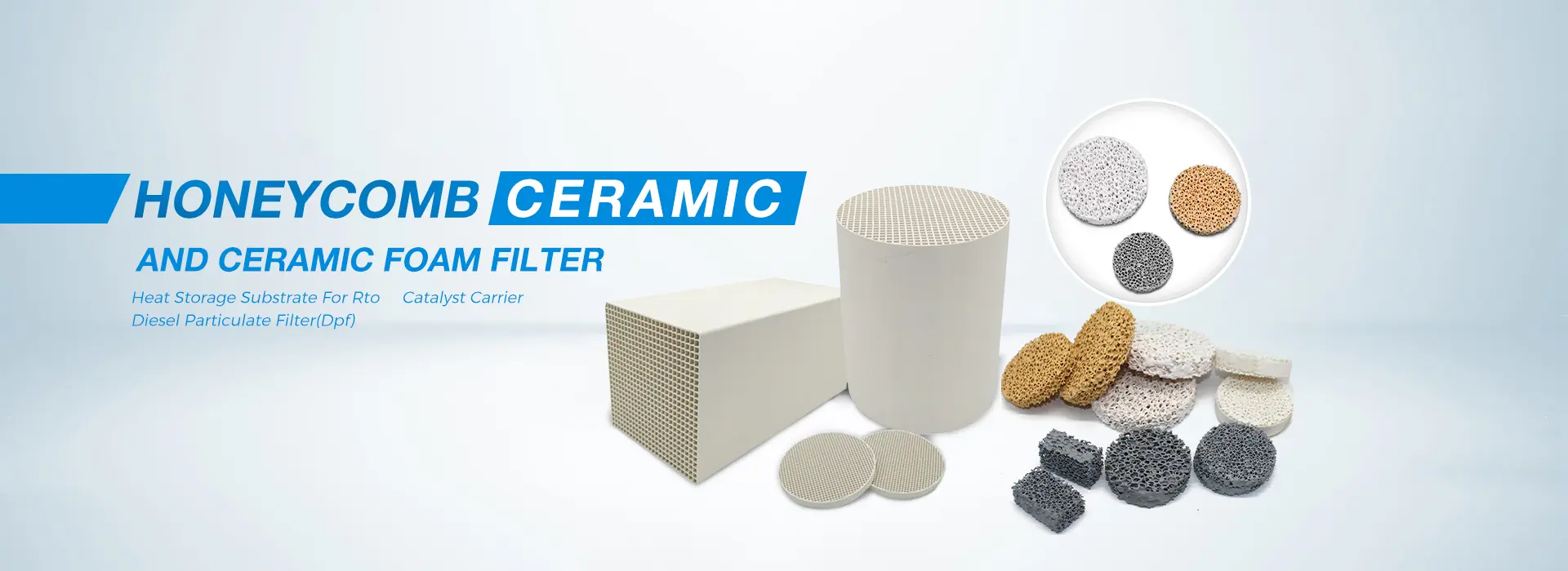 Honeycomb ceramic and environmental packing media by Zhongtai