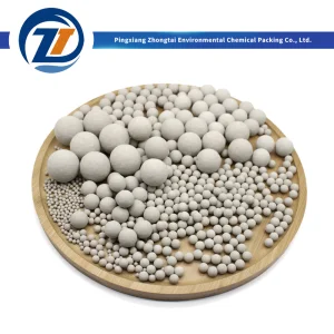 China High Purity Inert Alumina Ceramic Ball Catalyst Support Media