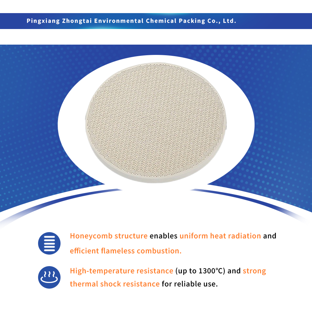 Wholesale 400 CPSI Cordierite Heater Plate | High-Temp Infrared Industrial Heater Supplier, Factory