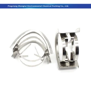 China High Quality 304 & 316 Stainless Steel IMTP Intalox Saddle Ring 25mm 40mm 50mm Metal Tower Packing Suppliers, Pricelist