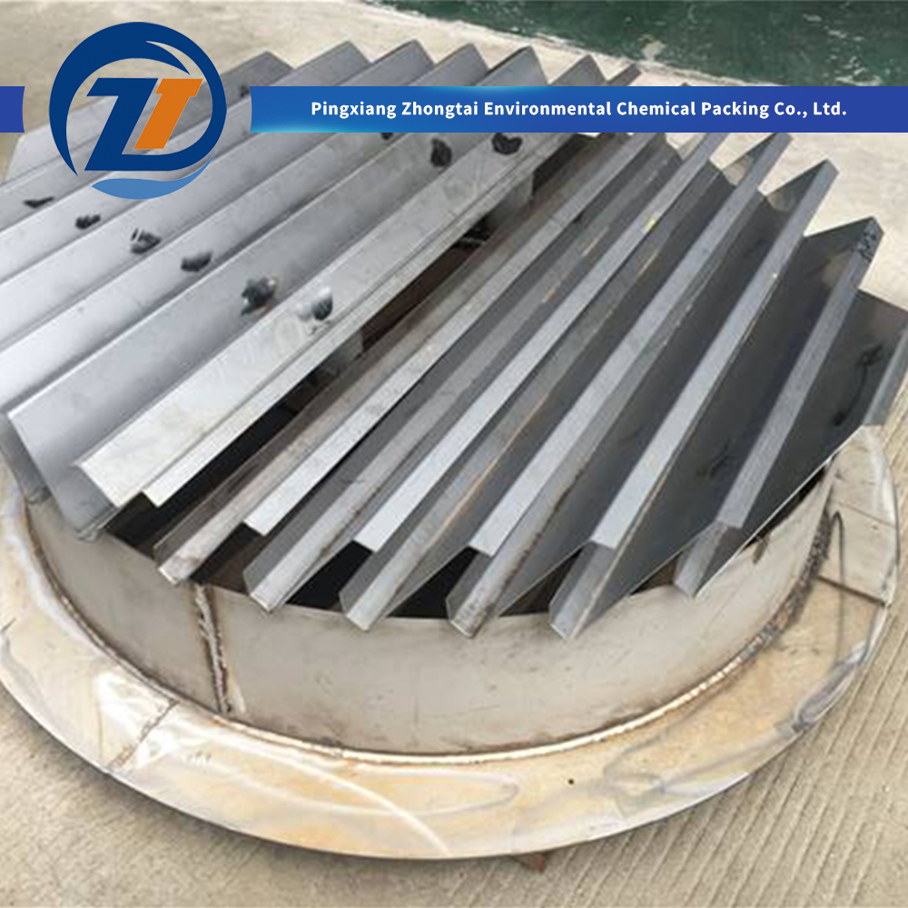 China 304 316L Stainless Steel Liquid Collector and Distributor / Liquid Redistributor for Distillation, Absorption & Stripping Columns Manufacturers, Factory