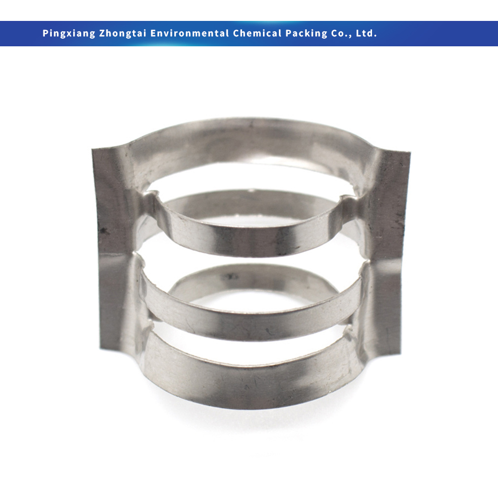 Wholesale Stainless Steel Metal Conjugate Ring 25mm 38mm 50mm High Efficiency Low Pressure Drop Tower Packing for Chemical Distillation Supplier, Factory