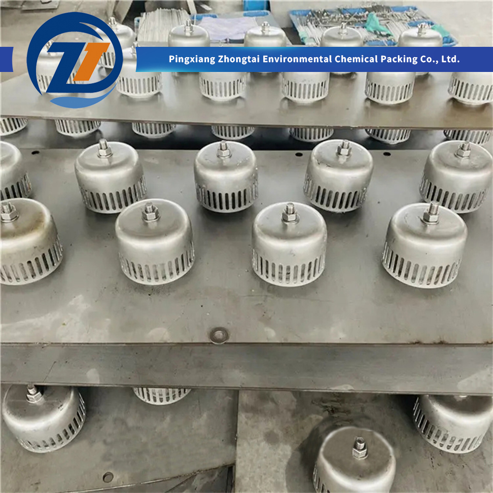 China 304 316L Stainless Steel Metal Bubble Cap Tray for High Turndown Distillation, Absorption & Stripping Columns Manufacturers, Supplier