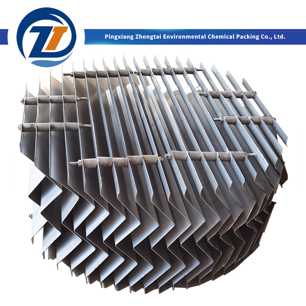 China 304 316L Stainless Steel Metal Chevron Vane Mist Eliminator for High Liquid Load Scrubbing & Gas-Liquid Separation Manufacturers, Factory