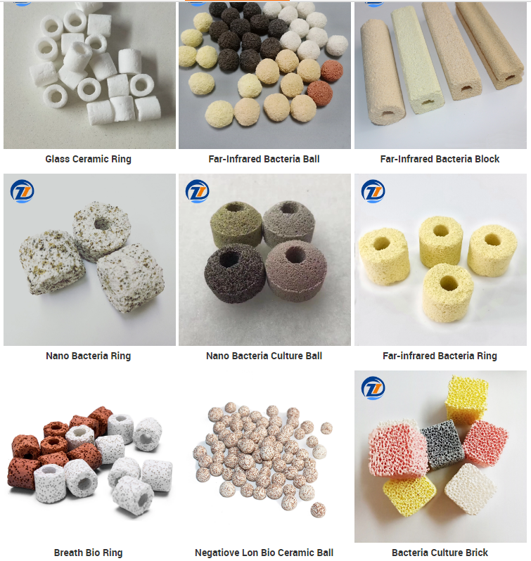 Aquarium Accessories Filter Fish Tank Bio Filter Media Material Glass Ceramic Bio Ring