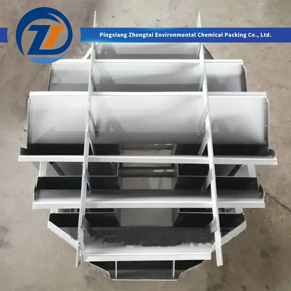 China 304 316L Stainless Steel Liquid Collector and Distributor / Liquid Redistributor for Distillation, Absorption & Stripping Columns Manufacturers, Factory