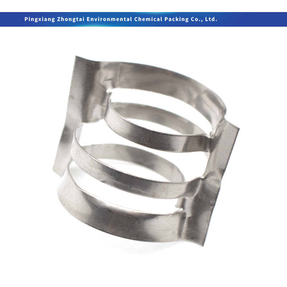 Wholesale Stainless Steel Metal Conjugate Ring 25mm 38mm 50mm High Efficiency Low Pressure Drop Tower Packing for Chemical Distillation Supplier, Factory
