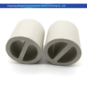 Wholesale Acid & Heat Resistant Ceramic Lessing Ring / Ceramic One-Partition Ring Tower Packing 50mm 80mm 100mm 120mm 150mm for Tower Bottom Support & Chemical Absorption Manufacturers, Suppliers