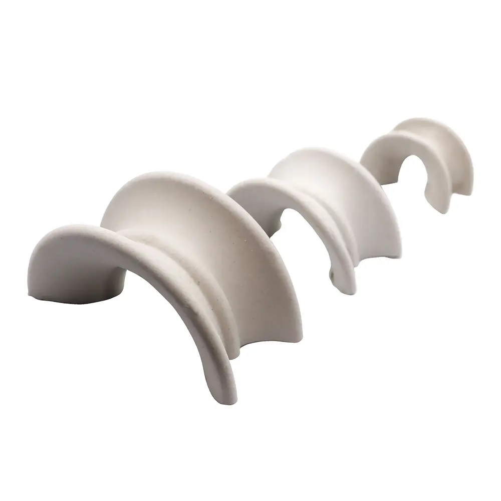Ceramic Intalox saddle tower packing for sulfuric acid towers