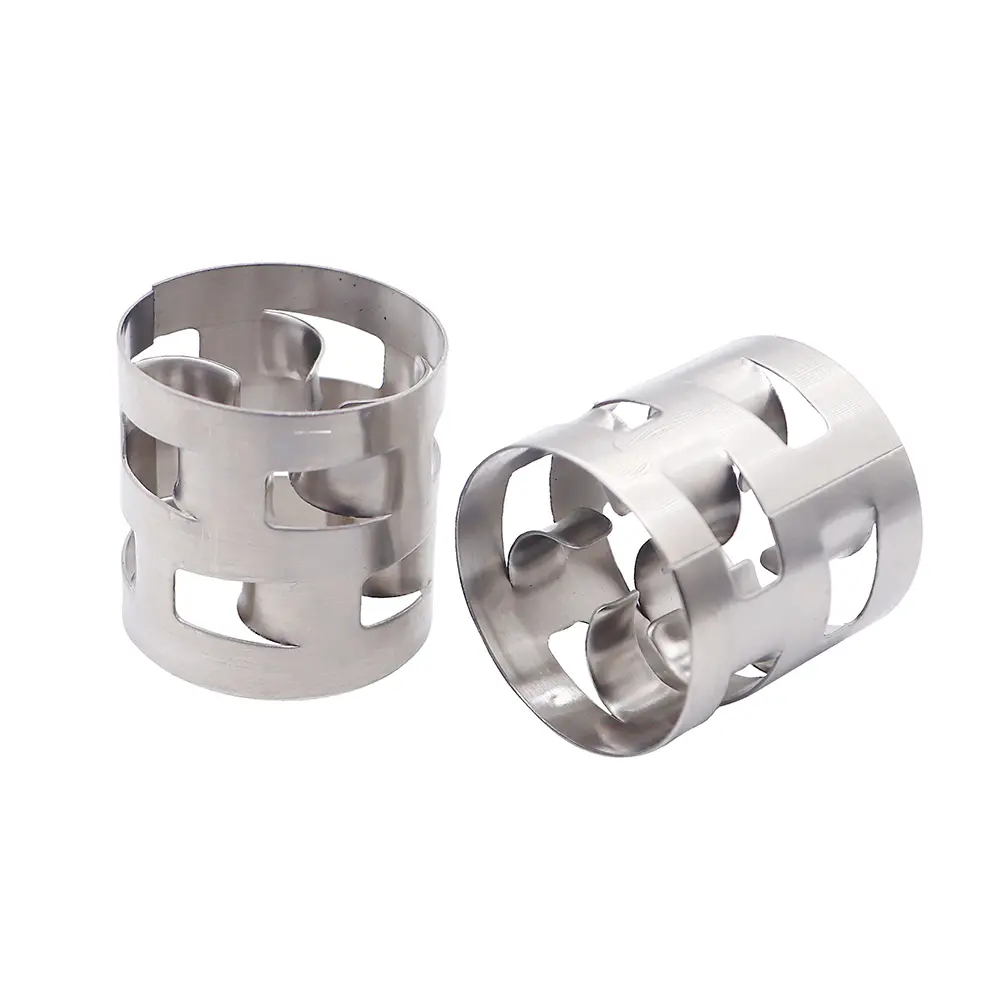 Stainless steel metal pall ring random tower packing