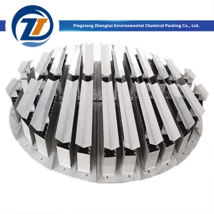 China 304 316L Stainless Steel Metal Trough Liquid Distributor for Uniform Liquid Distribution in Distillation, Absorption & Stripping Columns Manufacturer, Suppliers