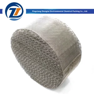 Wholesale  High Efficiency 304 316L Metal Wire Gauze Structured Packing BX DX CY Type for Fine Chemical Distillation & Vacuum Columns Manufacturers, Factory