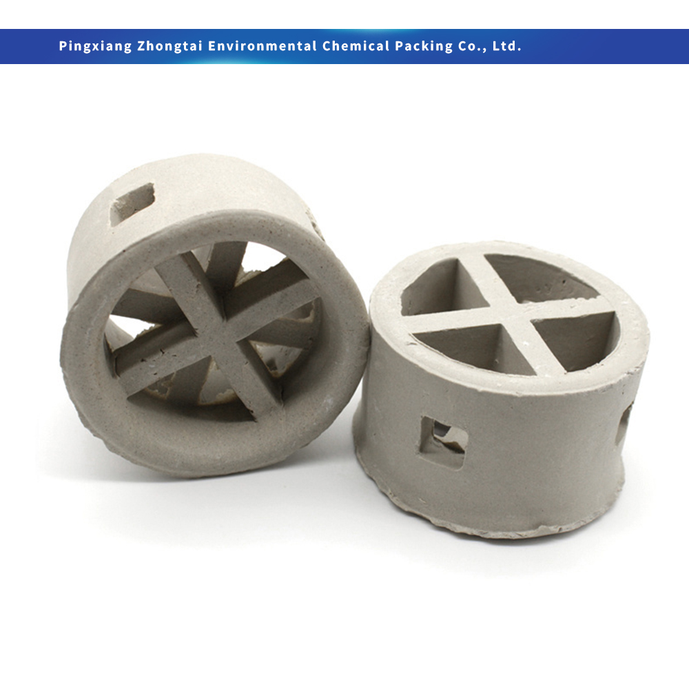 Wholesale Acid & Heat Resistant Ceramic Cascade Ring (Cascade Mini Ring) Random Tower Packing for Chemical Absorption & Scrubbing Suppliers, Pricelist