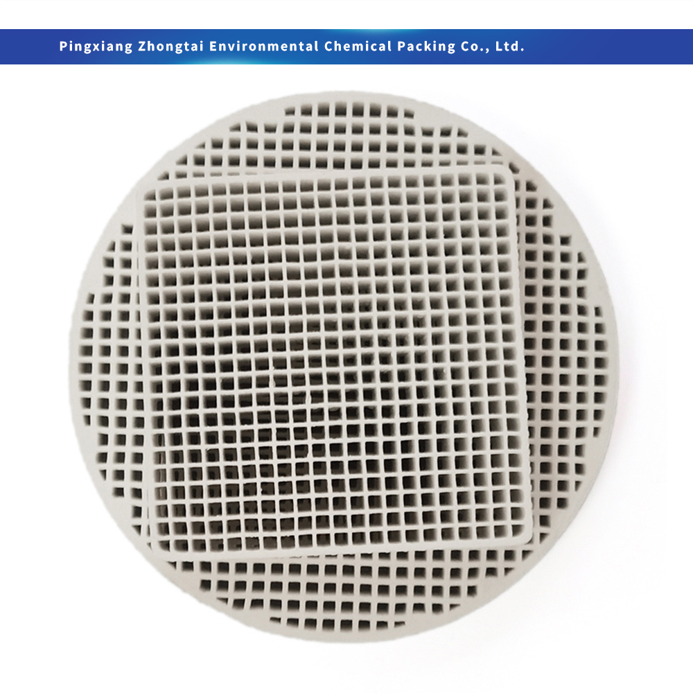China High Surface Area Cordierite / Alumina Honeycomb Ceramic Plate Monolith Substrate for RTO, Catalyst Support & Chemical Absorption Factories, Pricelist