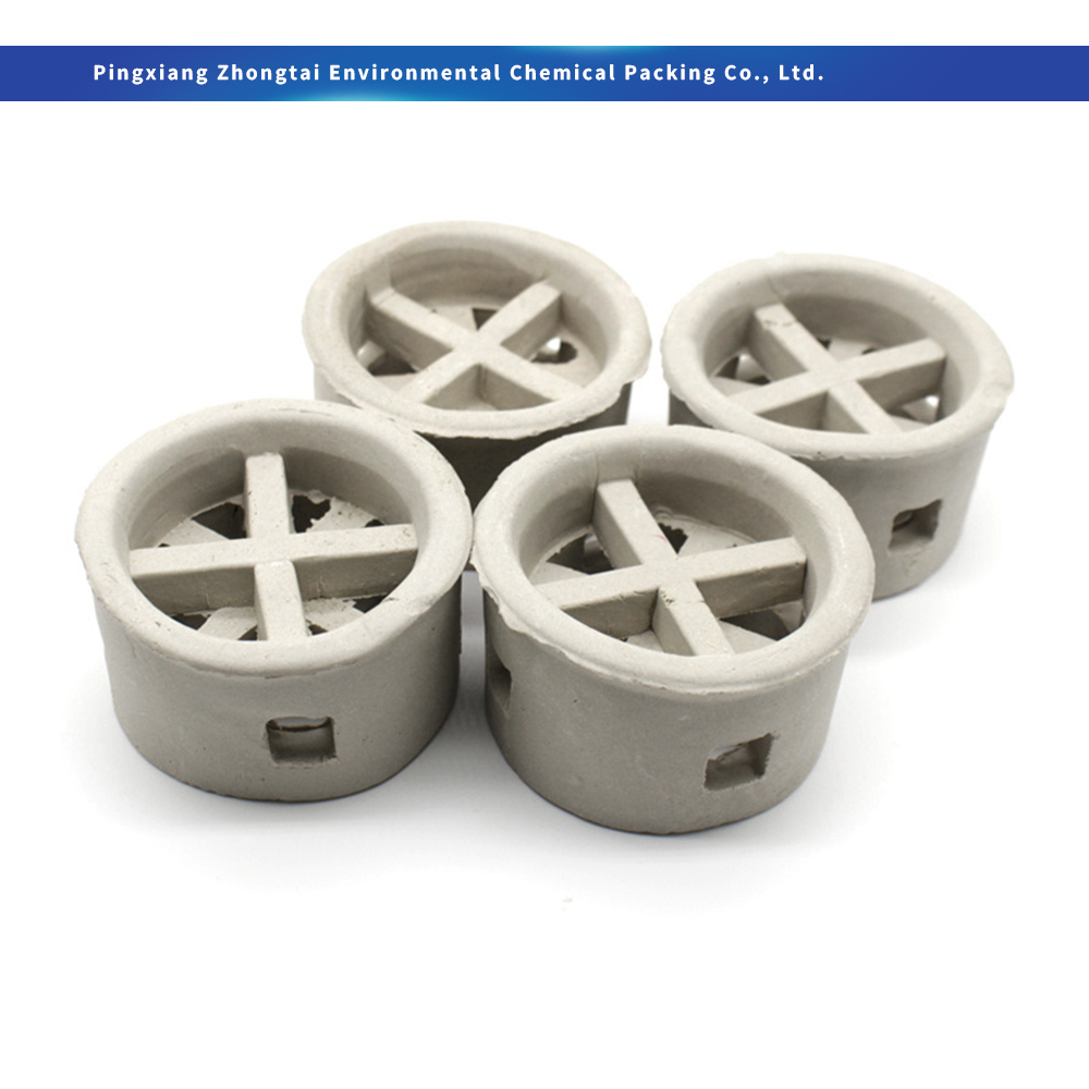Wholesale Acid & Heat Resistant Ceramic Cascade Ring (Cascade Mini Ring) Random Tower Packing for Chemical Absorption & Scrubbing Suppliers, Pricelist