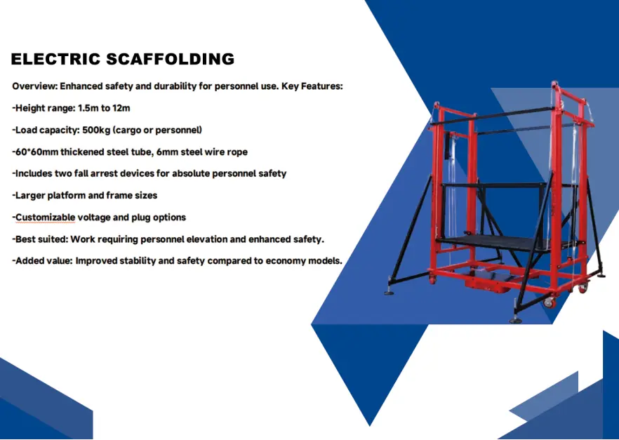 Electric Scaffolding Detail 1