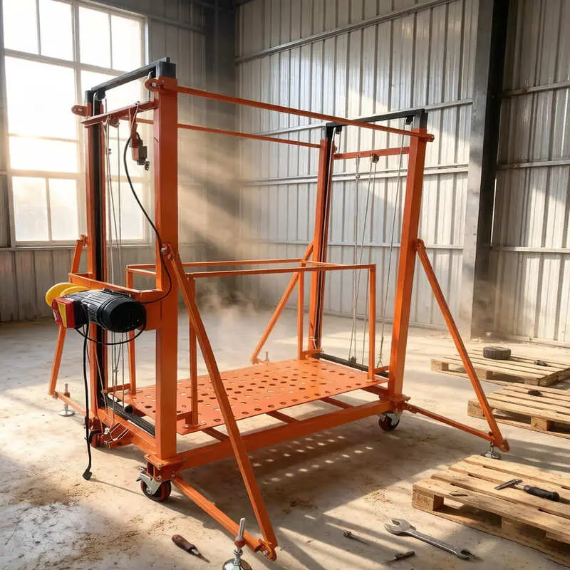 High-Quality High load capacity electric scaffolding 10 meter high for Exterior wall work Factories, Suppliers