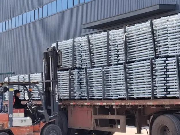 Zhuozhan scaffolding production line automated welding process