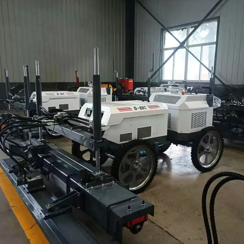 Buy User friendly Ride on laser screed for Large area concrete slab Manufacturer, Supplier