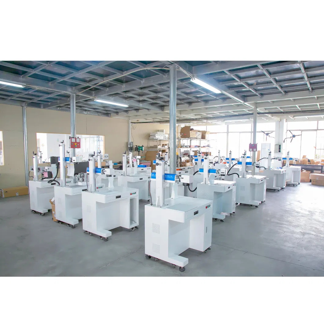Monthly Deals Factory Fiber Laser Engraving Etching Machine with Rotary Chuck