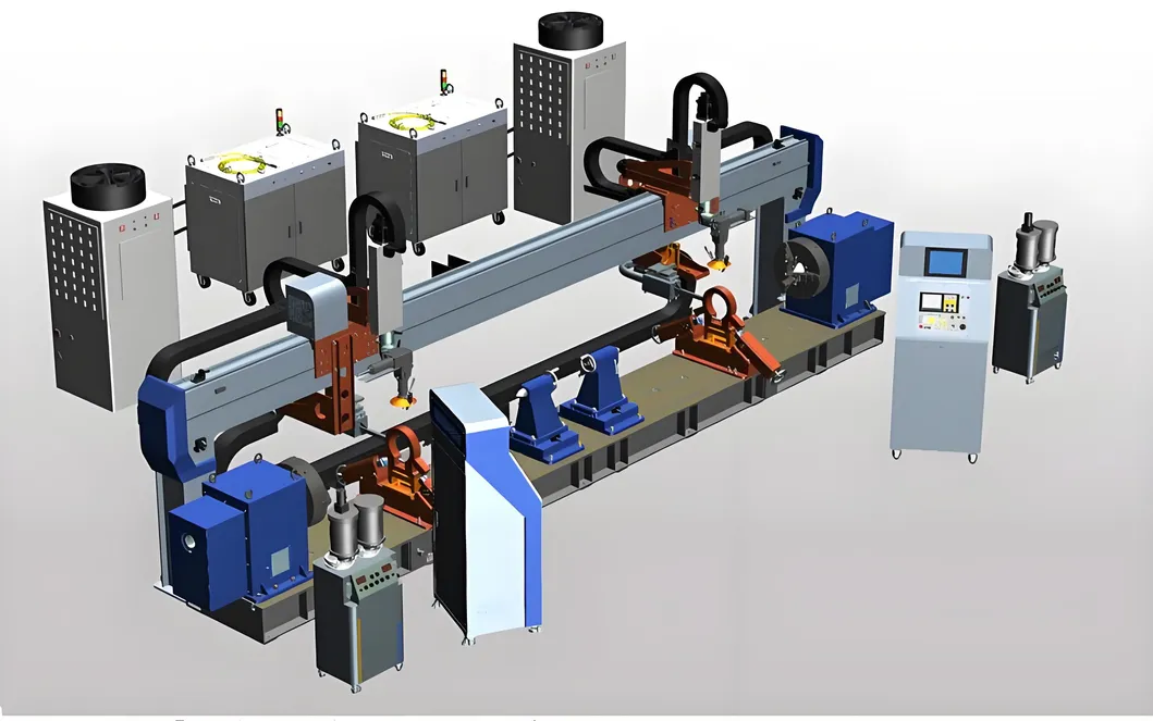 High Speed High Precision Laser Cladding Machine for Power Industry Cobalt-Based Alloys St6 Alloys Iron-Based Alloys