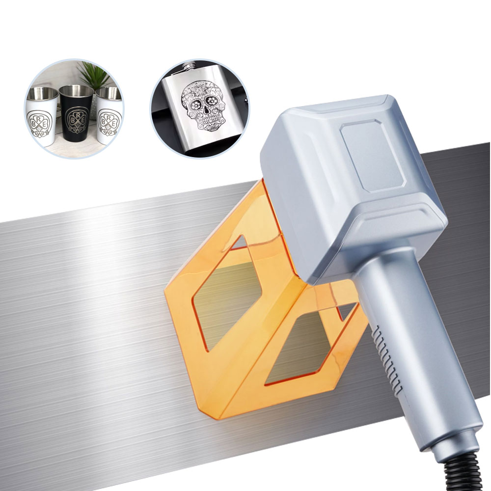 Handheld Laser Engraving Machine Fiber Laser Marking Machine Portable Laser Marker for Metal Non-Metal Material