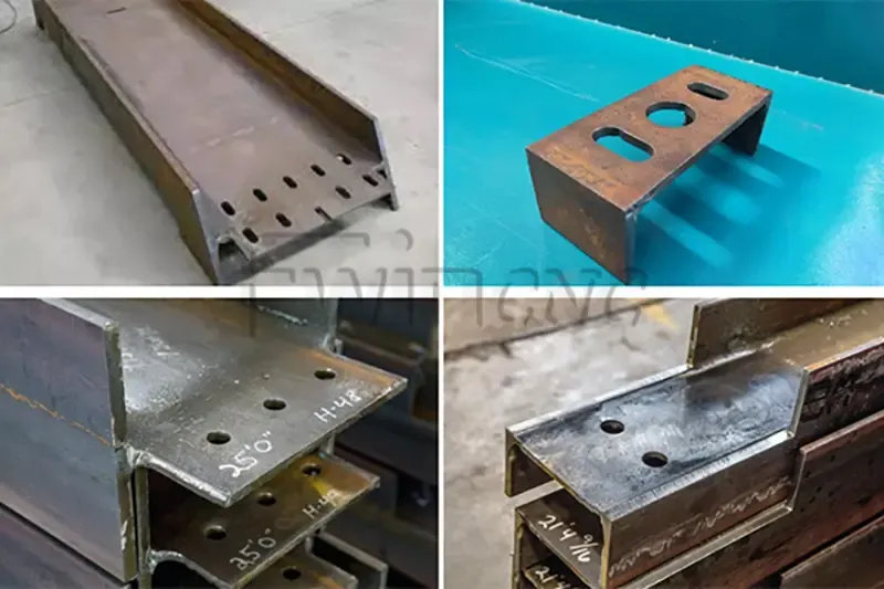 H-Beam Laser Cutting Machine I-Beam Channels Plate Large Format High Power 12kw 20kw 30kw 3D 5axis