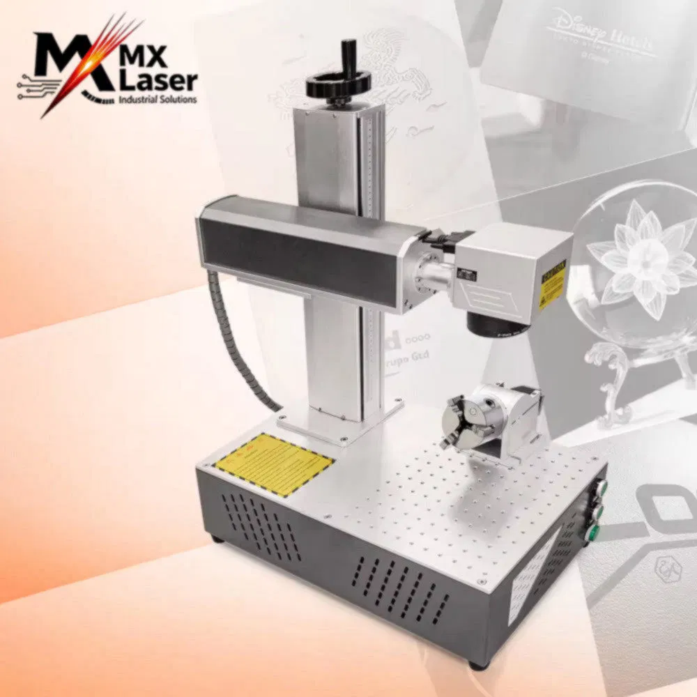 High Efficiency 50W Copper Laser Marking Machine for Pattern and Design Etching