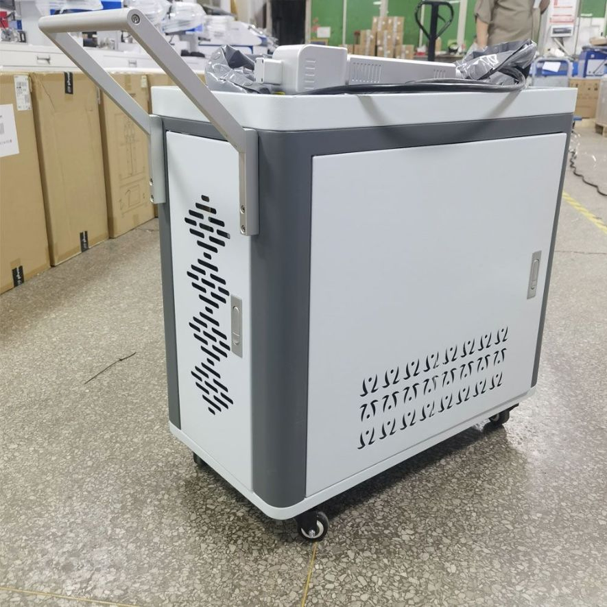 100W 200W 300W Pulsed Laser Rust Removal Machine for Steel Iron Aluminum Copper and Industrial Equipment Cleaning
