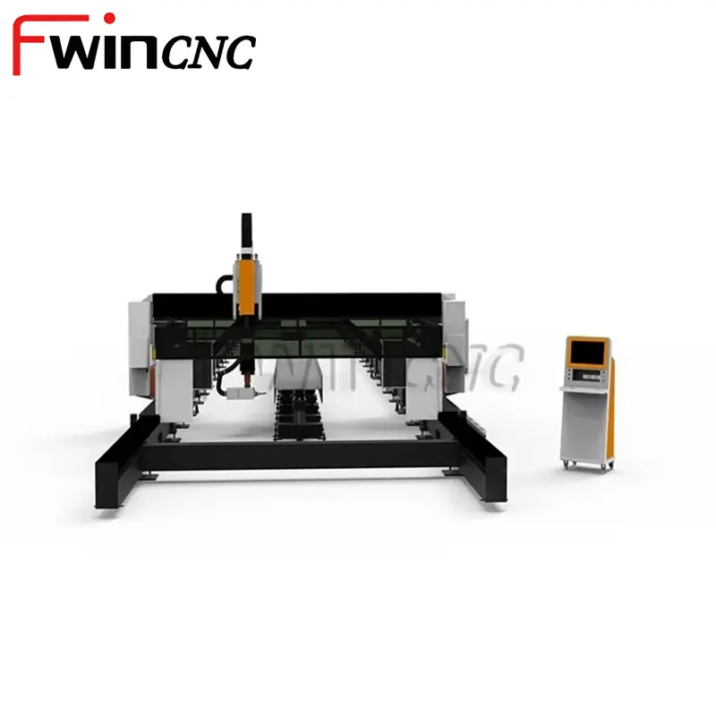 H-Beam Laser Cutting Machine I-Beam Channels Plate Large Format High Power 12kw 20kw 30kw 3D 5axis