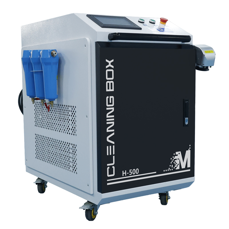 500W Water-Cooled Pulsed Laser Cleaning Machine, Suitable for Mold Cleaning with Minimal Substrate Damage