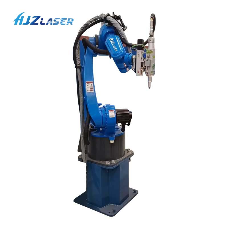 Laser 3D Cutting Robot Fiber Laser Head Precise Metal Machine