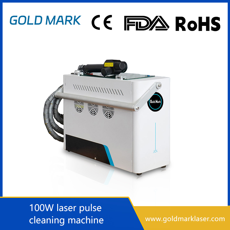 500 Watt Laser Pulse Cleaner 100W 200W / Pulsed Industrial Laser Cleaning Machine Wood for Stone