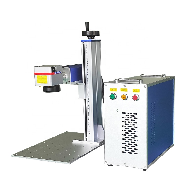 30W Fiber Laser Marking Machine with F-Theta-Lens150x150mm
