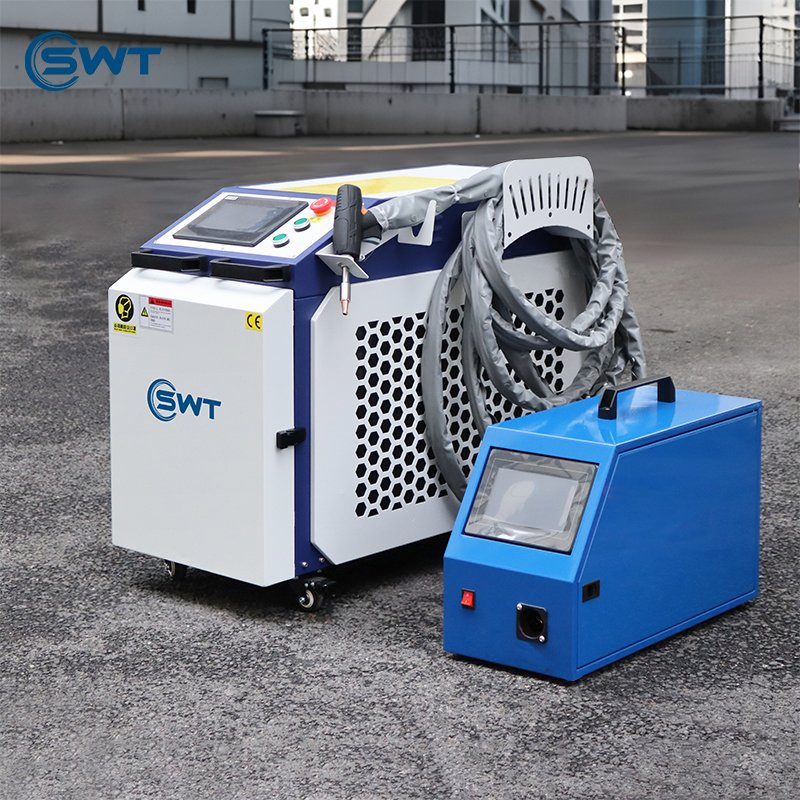 Swt 3000W Handheld Laser Welding Machine with Welding Cutting Cleaning Multi Function in 1 for Tool Repair Cantilever Spot Welding Cladding Process