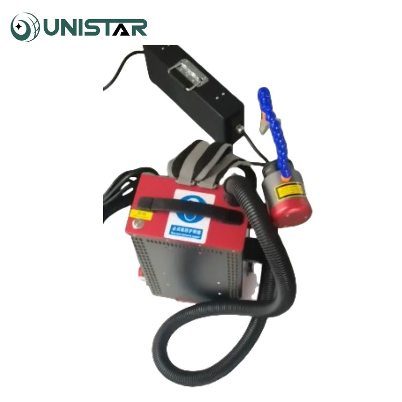 100W 200W Backpack High Quality Hand Held Pulse Laser Rust Remove Cleaning Machine Pulsed Fiber Laser Cleaning Machine