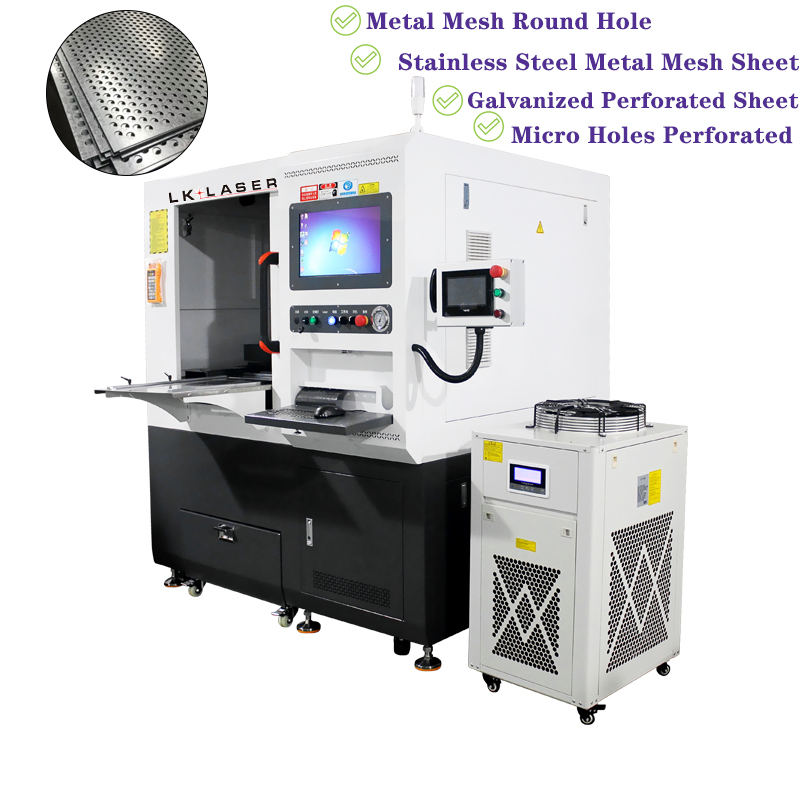 Stainless Steel Metal Sheet Drilling Hole Precision Drilling Laser Machine Hole Laser Cutting Machine