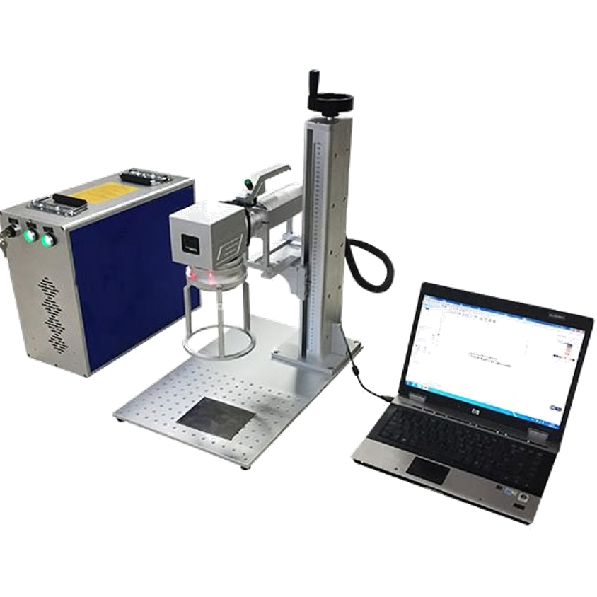 Professional Fiber Laser Marking Machine for Metal Supports DXF PLT BMP AI Graphic Formats Professional Laser Engraver Marker