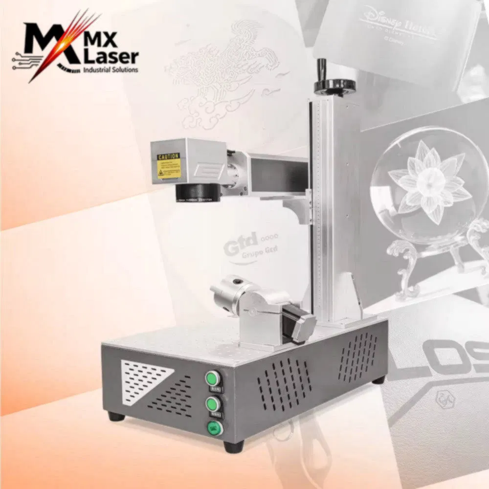 High Efficiency 50W Copper Laser Marking Machine for Pattern and Design Etching
