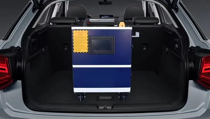 Portable Suitcase Pulsed Laser Cleaning Machine for Metal Rust and Paint Removal