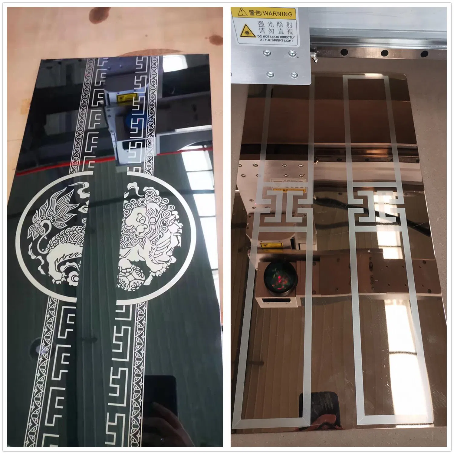 2022 Latest Invention Laser Etching Machine Credit Card Manufacturer for Elevator Decorative Plate Engraving