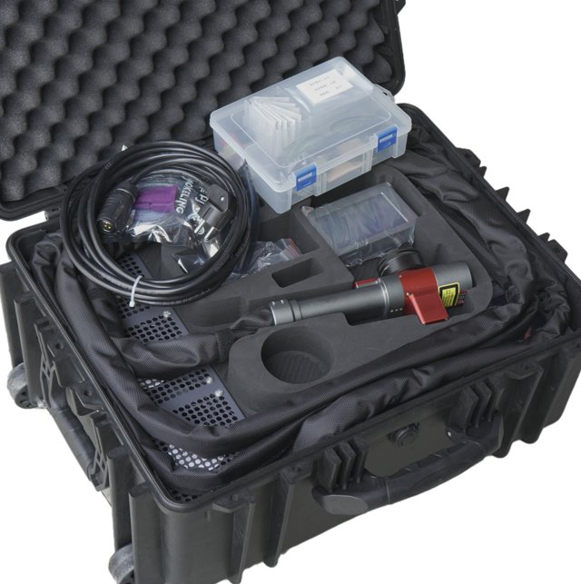 200W Luggage Type Mobile Portable Fiber Laser Pulsed Rust Removal Machine for Cleaning