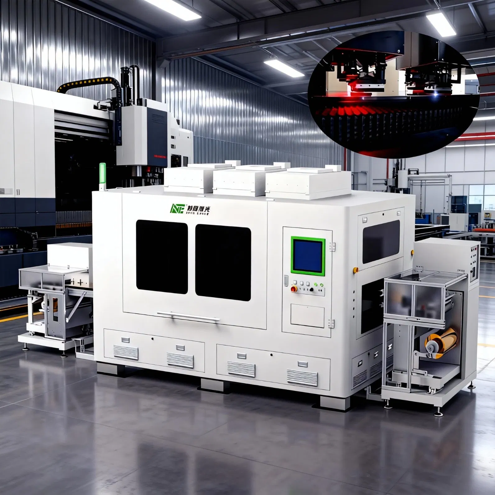 Inte Laser High-Efficiency Automated 4-Head Roll-to-Roll Laser Drilling Machine for Booming FPC &amp; HDI PCB Electronics Manufacturing